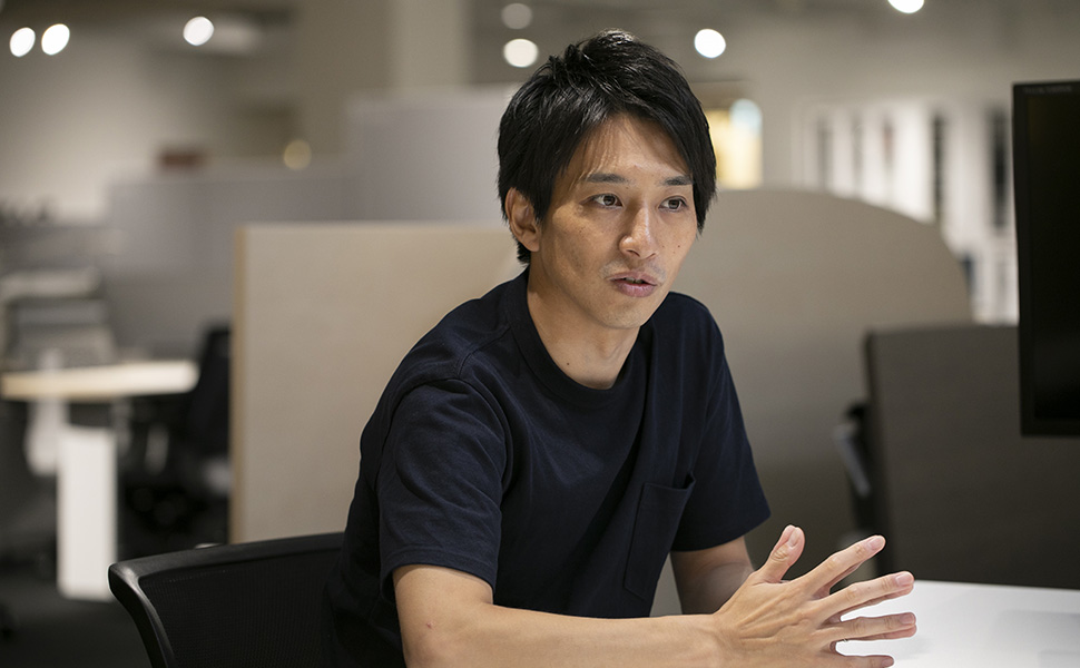 社員紹介 林 俊祐 インタビュー写真「今の私の仕事」